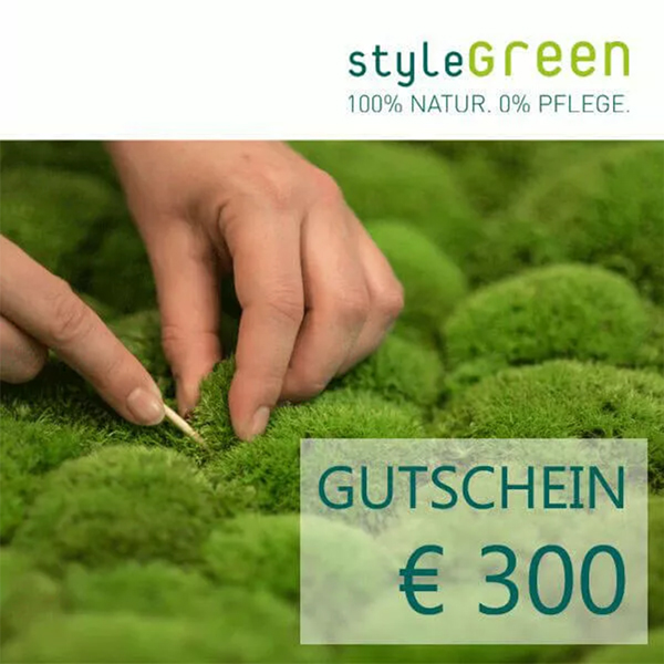 300 Euro Gutschein für den styleGREEN Onlineshop